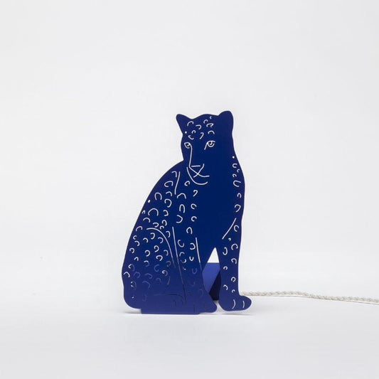 Decoupage Lamp Leopard (Request Info).