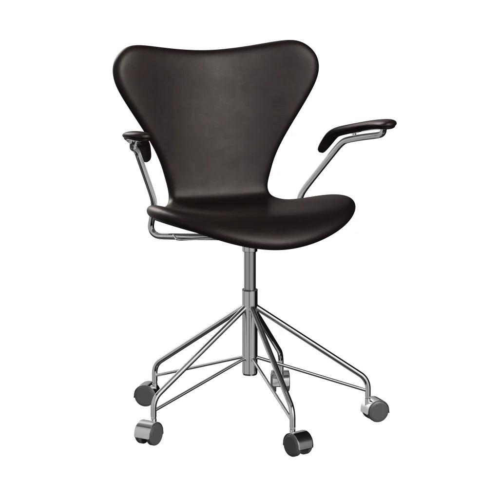 Series 7™ - 3217, Fully Upholstered height-adjustable swivel armchair - Leather