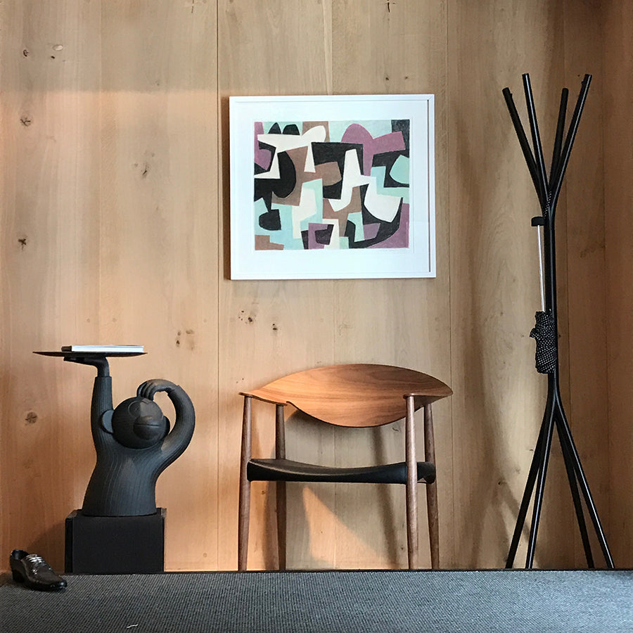 Round Concrete Side Table Monkey by Bd Barcelona Design #Black