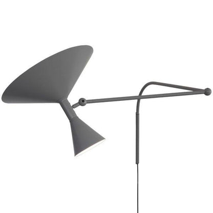 Lampe de Marseille - Adjustable aluminium wall lamp.