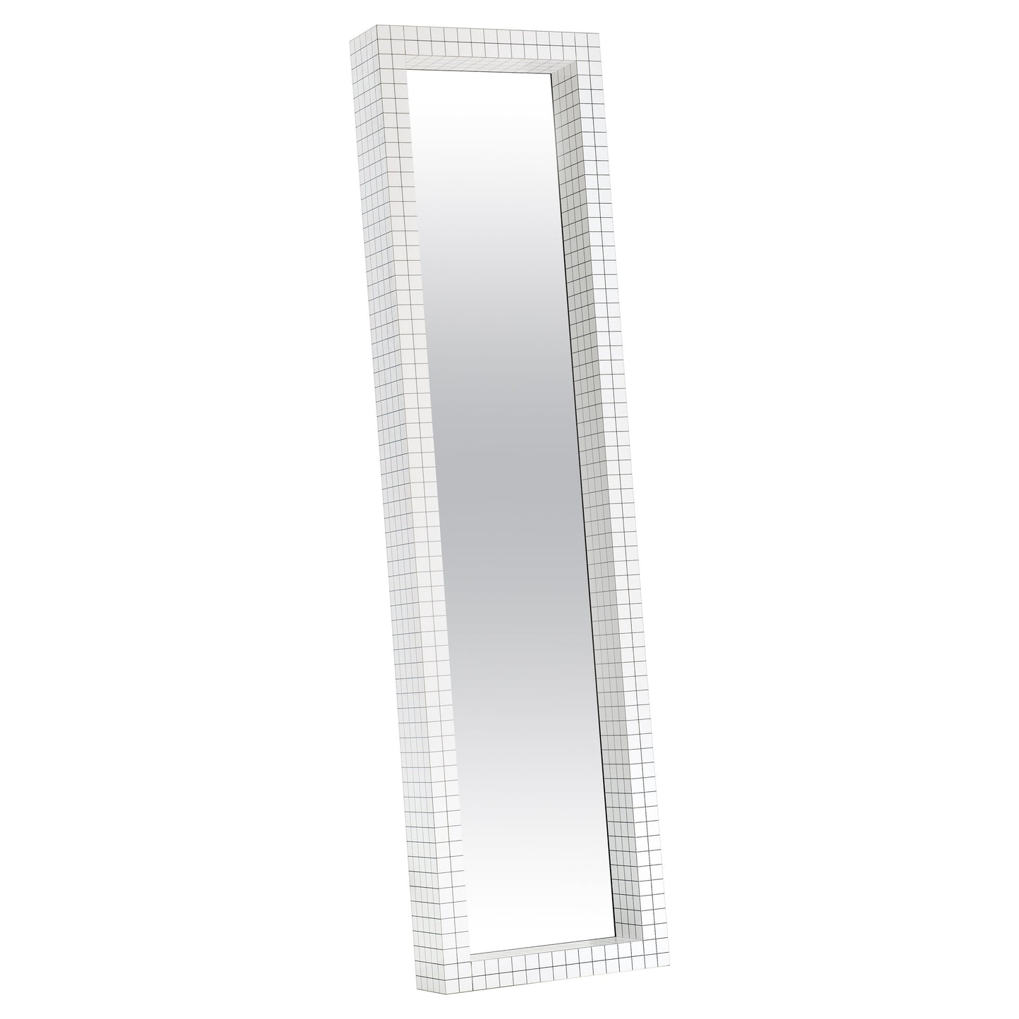 Quaderna Mirror 476 - Freestanding rectangular framed mirror.