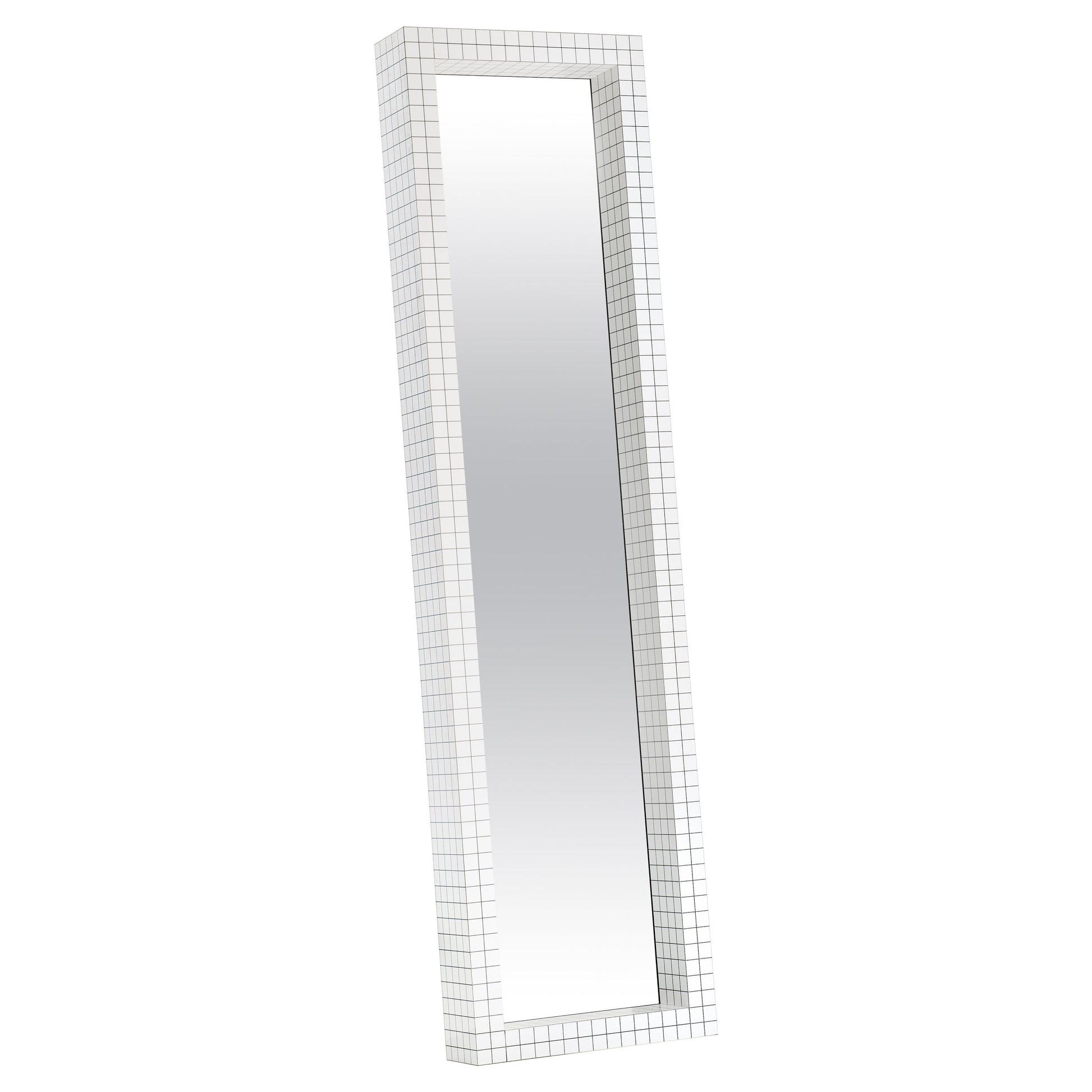 Quaderna Mirror 476 - Freestanding rectangular framed mirror.