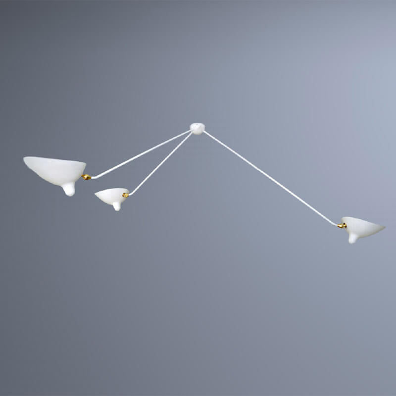 SPIDER PAR3B - Adjustable metal ceiling lamp.