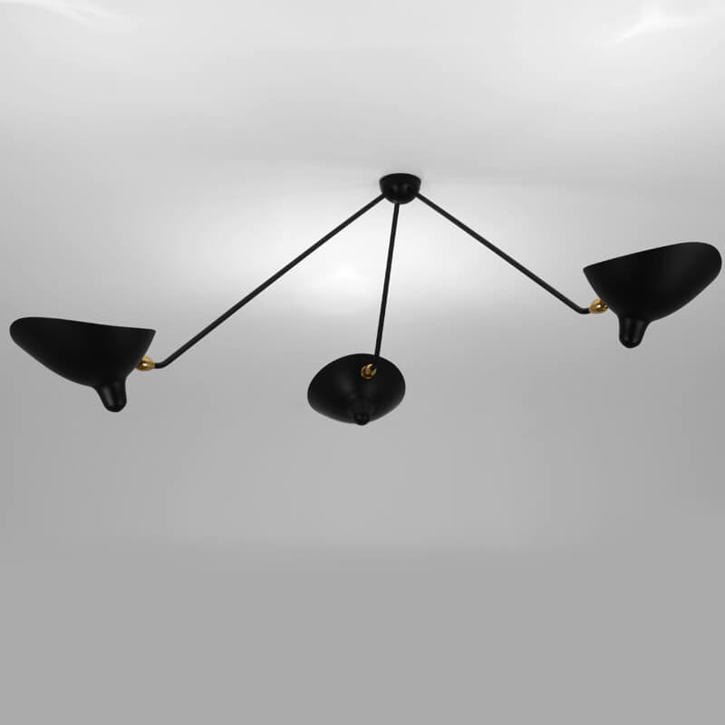 SPIDER PAR3B - Adjustable metal ceiling lamp.
