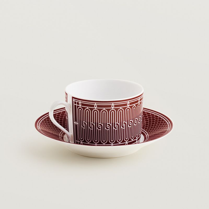 [Overseas Stock] H Deco Rouge Breakfast Cup and Saucer 1set P041015P