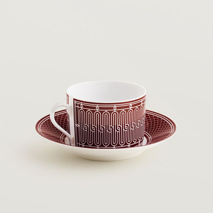 [Overseas Stock] H Deco Rouge Breakfast Cup and Saucer 1set P041015P