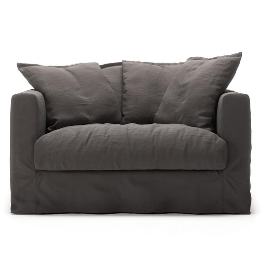 Decotique Le Grand Air Love Seat Armchair Smoked Granite