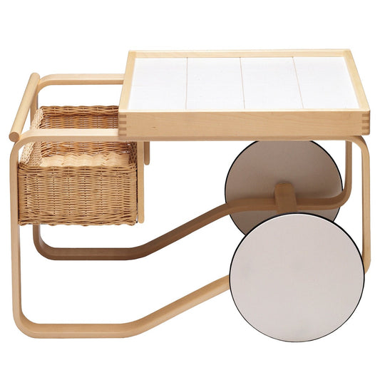 Aalto tea trolley 900, white