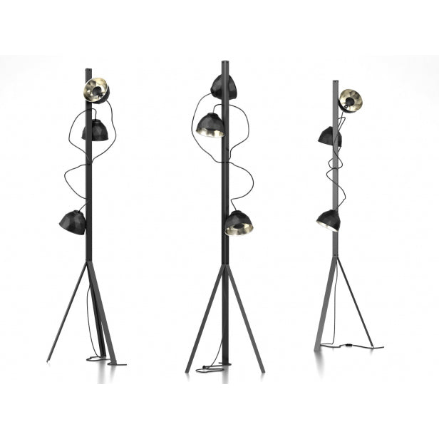 TREPIED - Steel floor lamp.