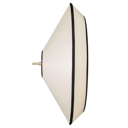 Edgeform Tafta Wall/ Ceiling Light Ø52 Black/Off-White