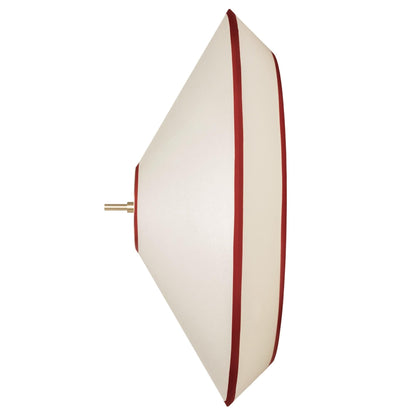 Edgeform Tafta Wall/ Ceiling Light Ø52 Red/Off-White