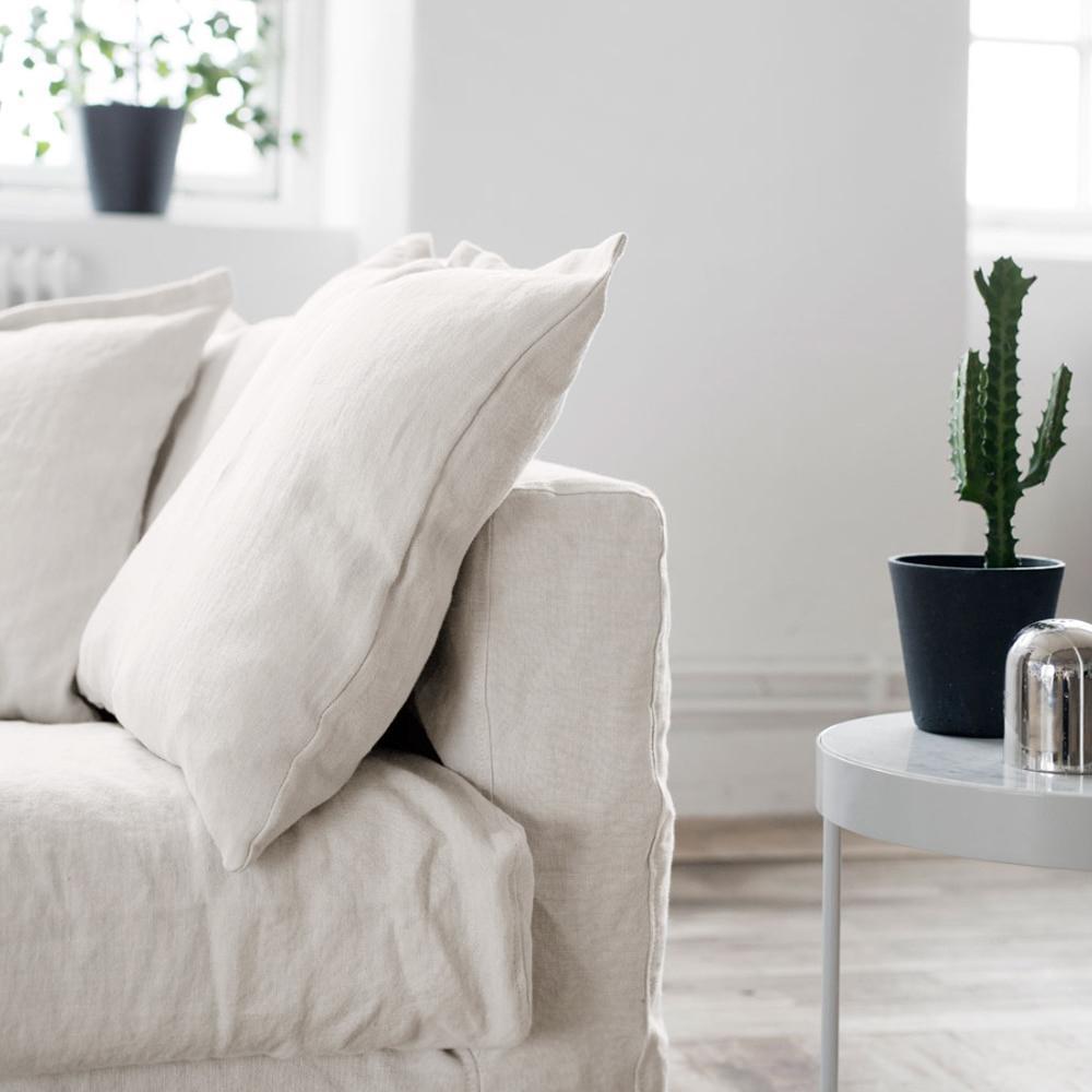 Decotique Le Grand Air 3-Seater Sofa Divan Left Cream White