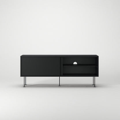 Decotique Vogue TV Bench With Legs 136 Anthracite/ Black