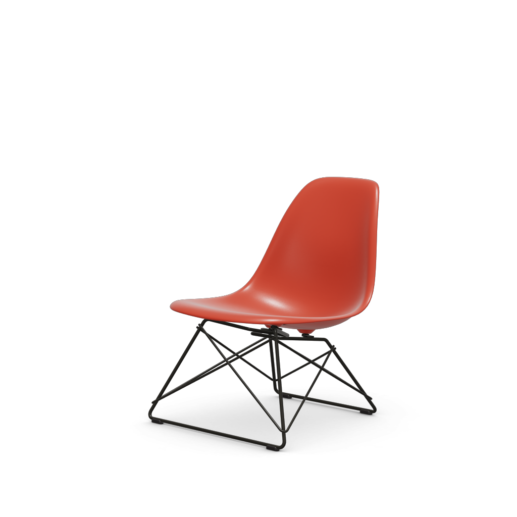 Eames Plastic Side Chair LSR (without upholstery).