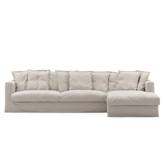 Decotique Le Grand Air 3-Seater Sofa Chaise Right Natural Blonde