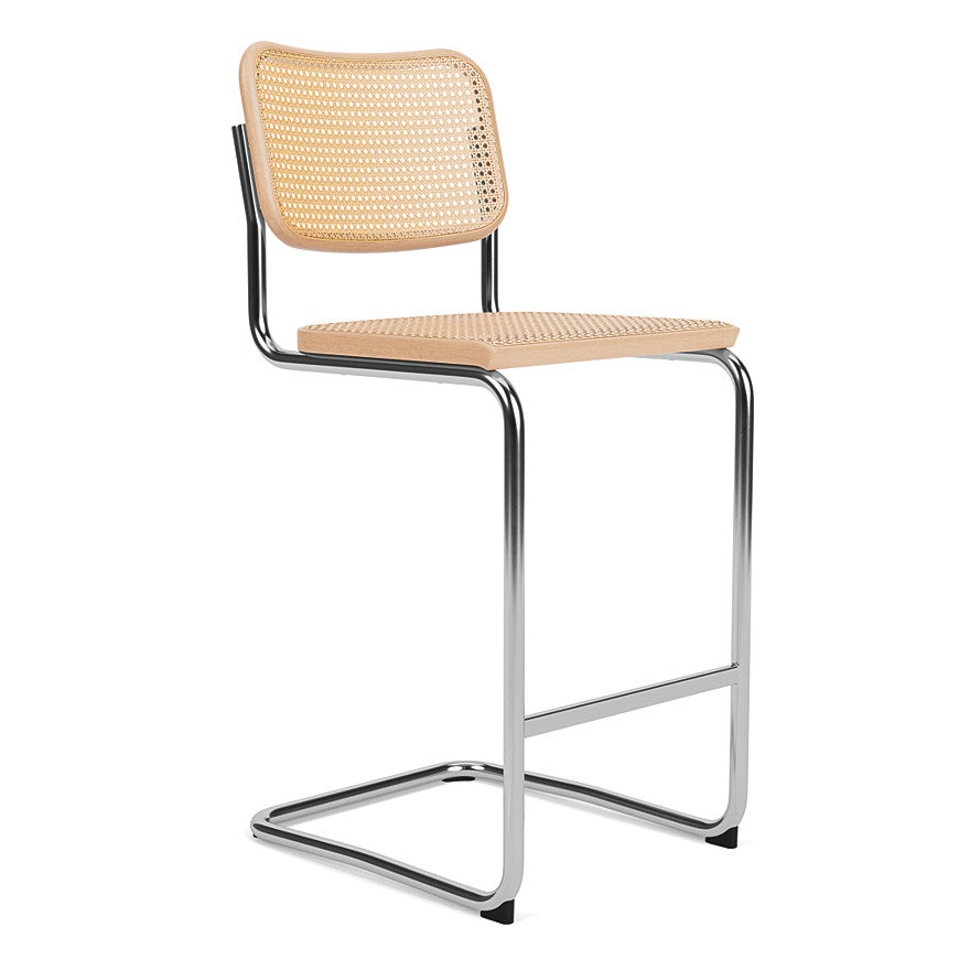 Ceska - Cantilever Vienna Straw Stool.