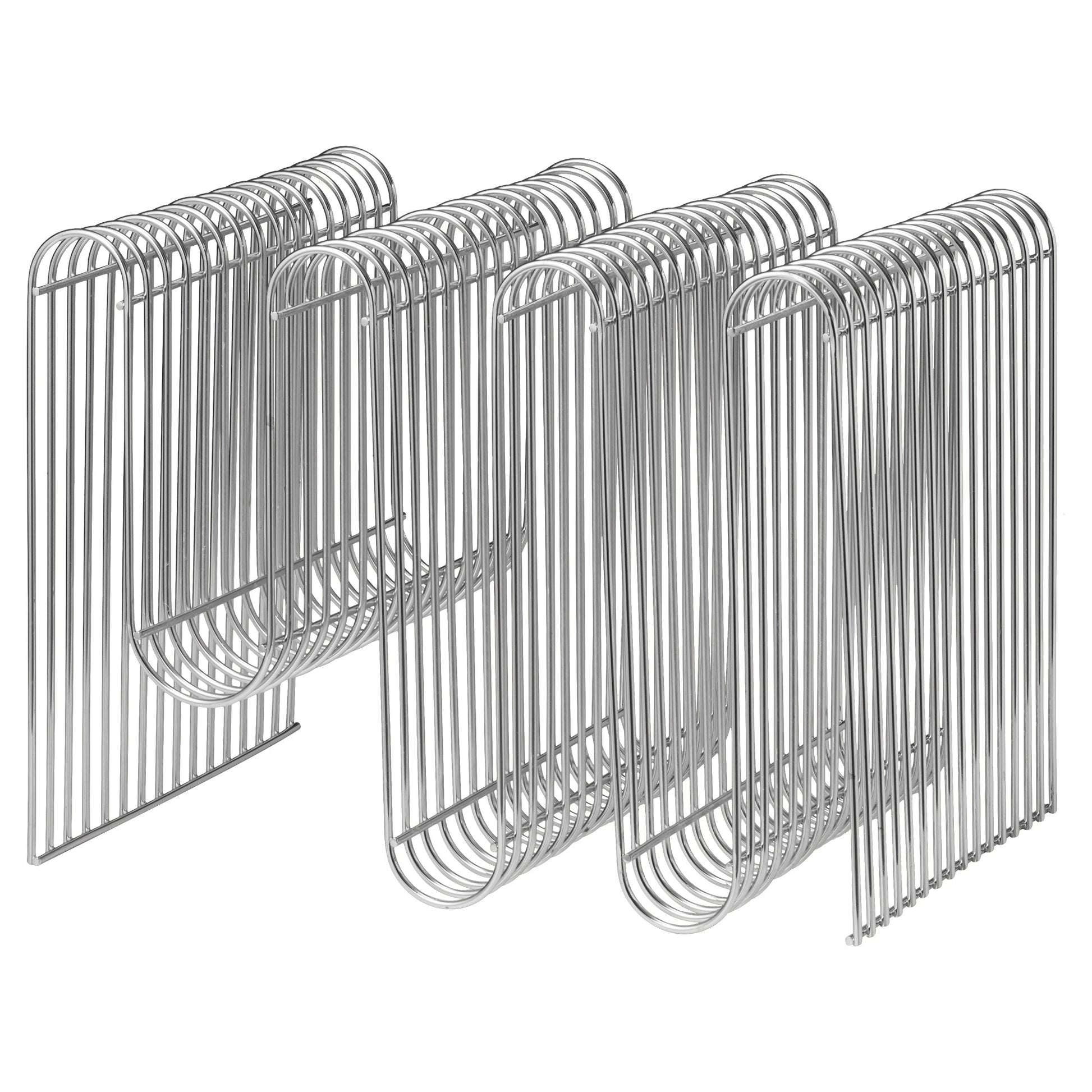 CURVA Magazine Holder by AYTM #Silver