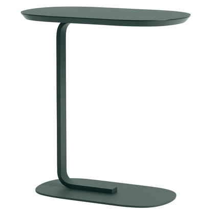 Relate side table, h. 60,5 cm, dark green
