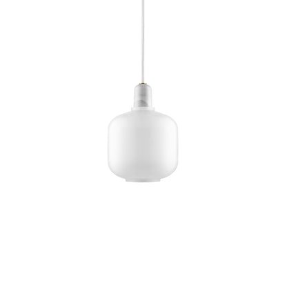 Amp Pendant Lamp Small by Normann Copenhagen #White / White marble