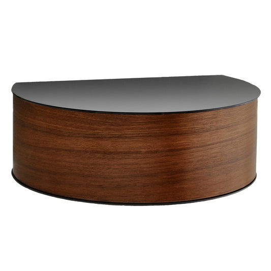 Wallie wall drawer, walnut - black