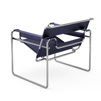 Vasily Chair - Leather Easy Chair with Armrest.