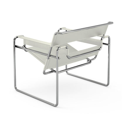 Vasily Chair - Leather Easy Chair with Armrest.