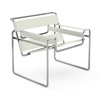 Vasily Chair - Leather Easy Chair with Armrest.