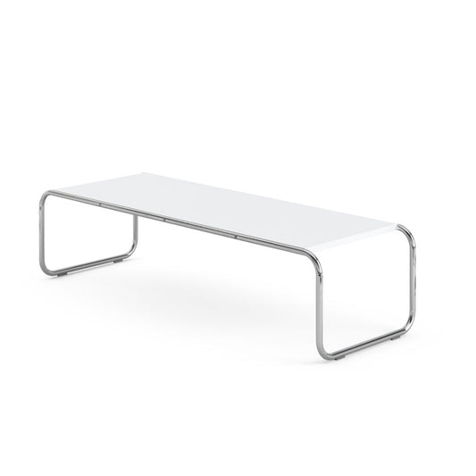 Lazio - Rectangular laminate side table.
