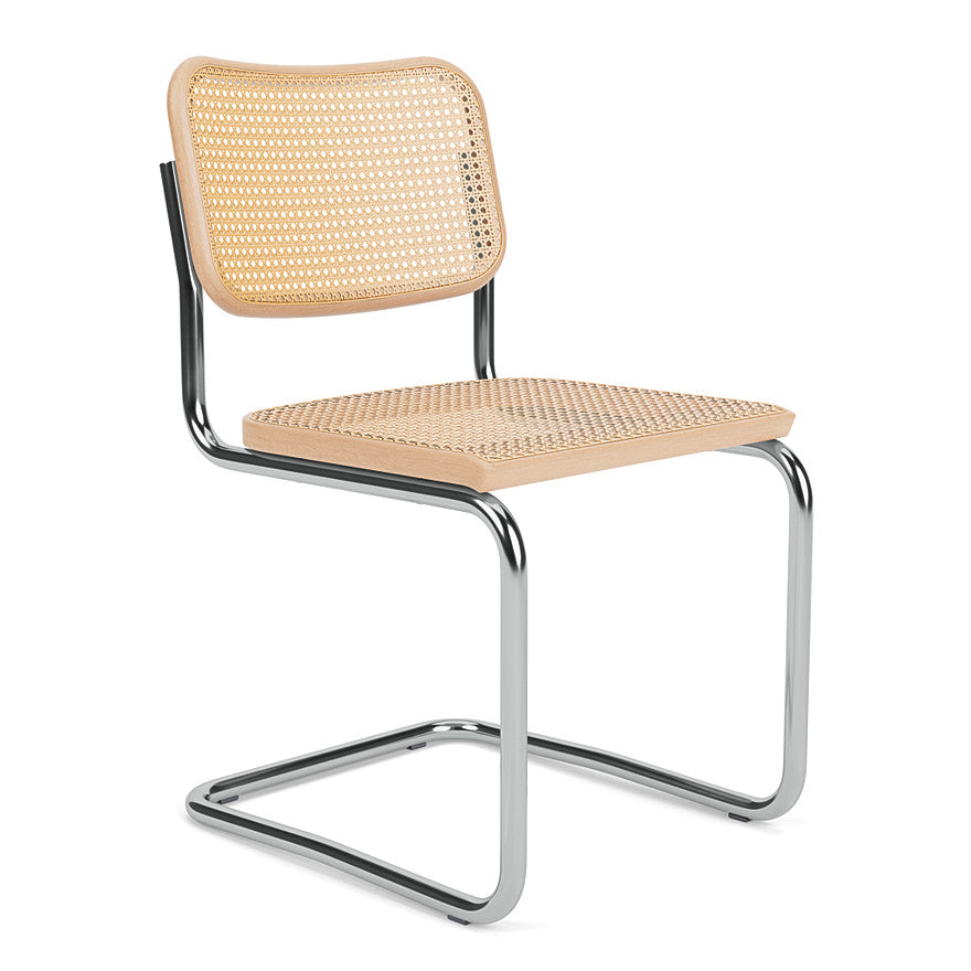Ceska - Cantilever Vienna Straw Armless Chair.