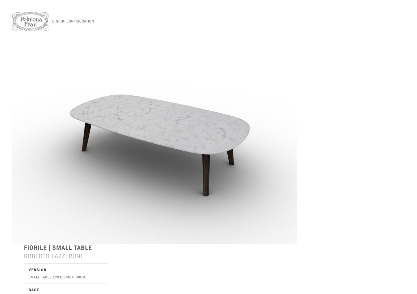 FIORILE - Rectangular ash coffee table (Request Info).