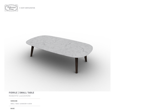FIORILE - Rectangular ash coffee table (Request Info).
