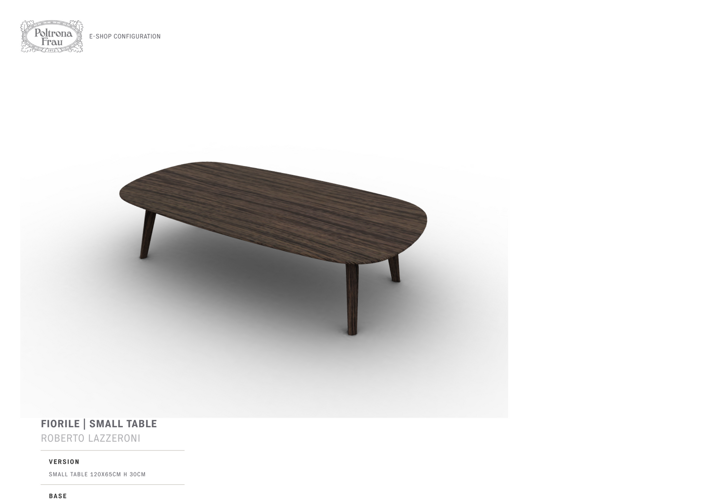 FIORILE - Rectangular ash coffee table (Request Info).