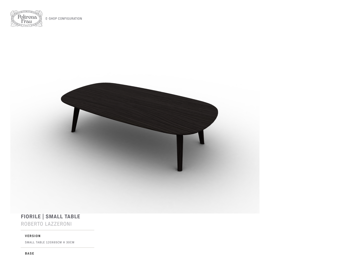 FIORILE - Rectangular ash coffee table (Request Info).