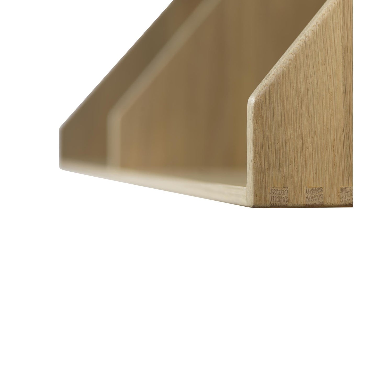 FDB Furniture B5 Shelf 80 cm Lacquered Oak