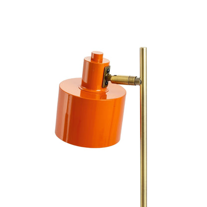 Dyberg Larsen Ocean Table Lamp Orange/ Brass