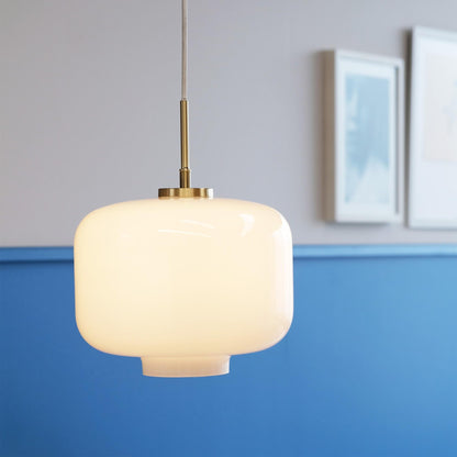 Dyberg Larsen ARP Pendant Opal/ Matt Brass Ø25cm