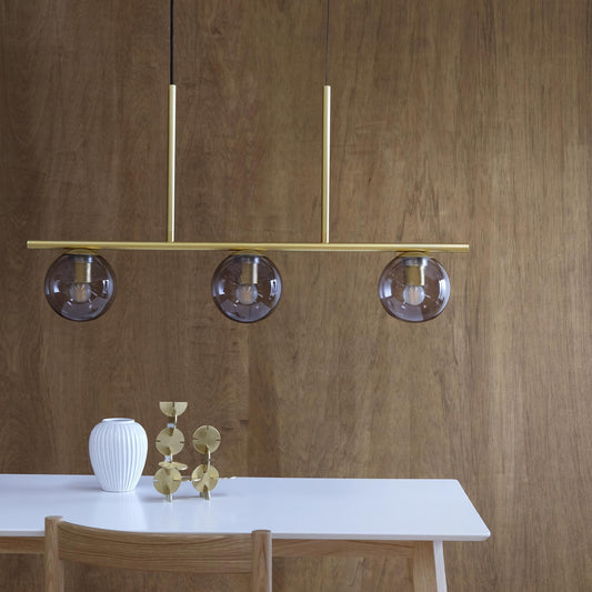 Dyberg Larsen Sophia Pendant Smoke/ Brass