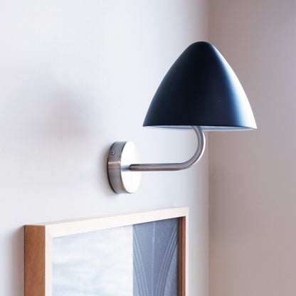 Dyberg Larsen Oulu Wall Lamp Black/ Brushed Steel