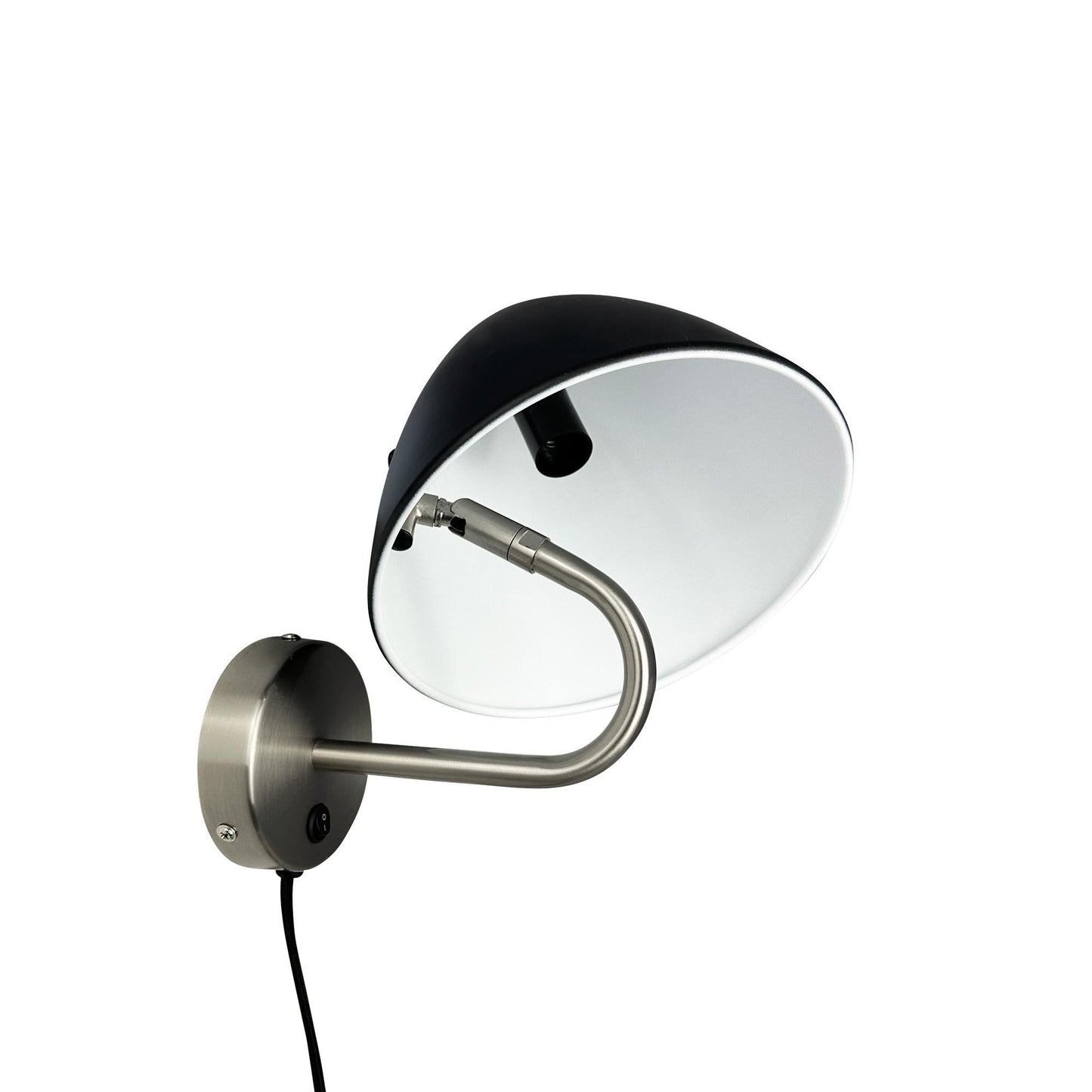Dyberg Larsen Oulu Wall Lamp Black/ Brushed Steel