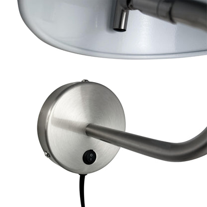 Dyberg Larsen Oulu Wall Lamp Black/ Brushed Steel
