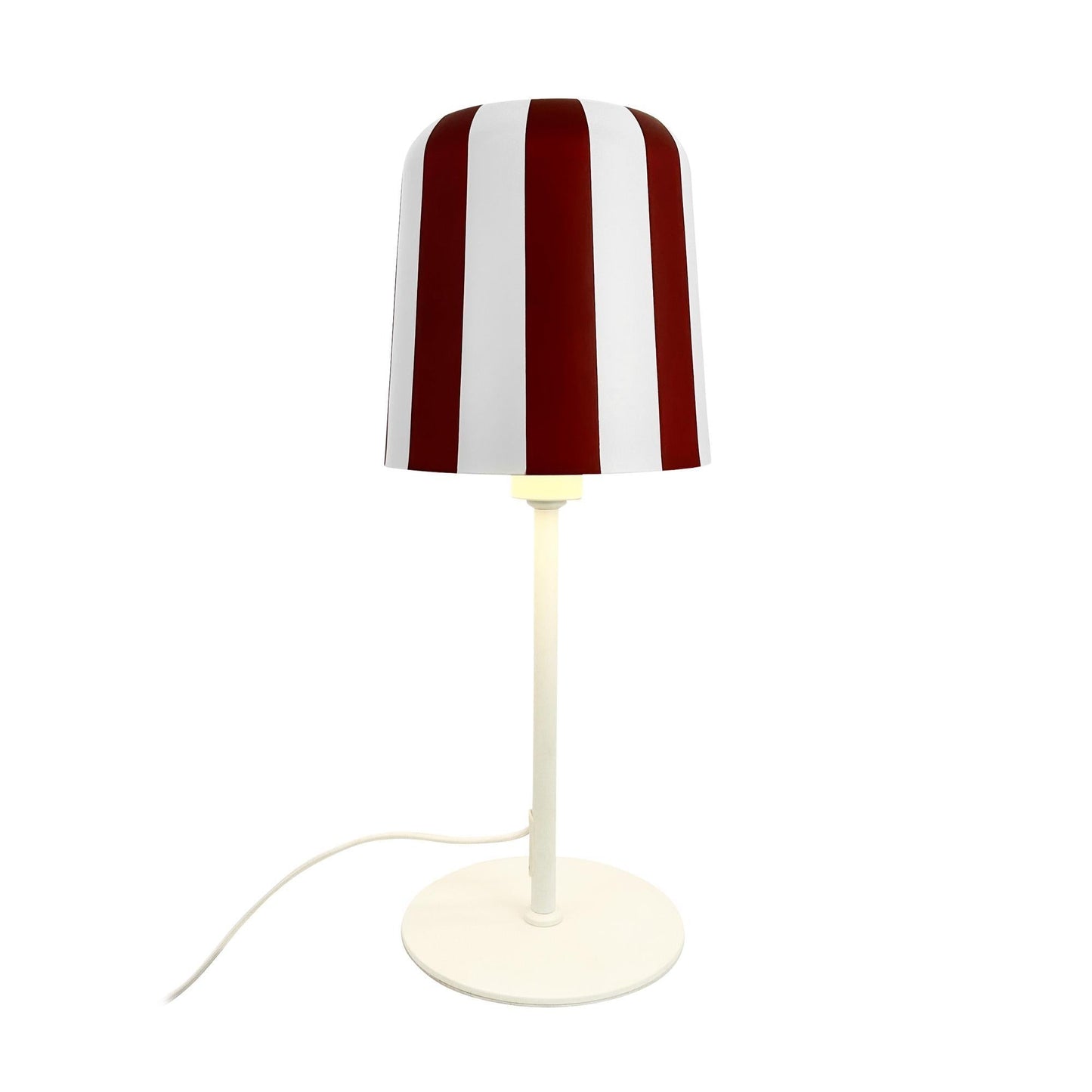 Dyberg Larsen Gry Table Lamp Dark Red/ White