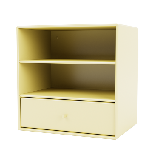 Mini 1005 Bookcase with Drawer by Montana #Camomile