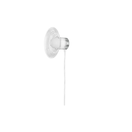 FDB Furniture U12 Slaterhage Wall Lamp Ø12 Transparent/Opal/ White