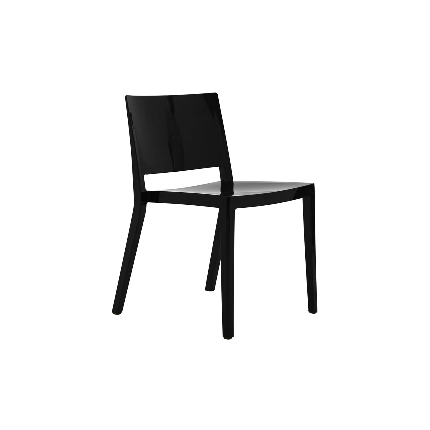 [Vintage/In-Store Immediate Shipping] Kartell Lizz Chair / Glossy Black - Kim's Collection