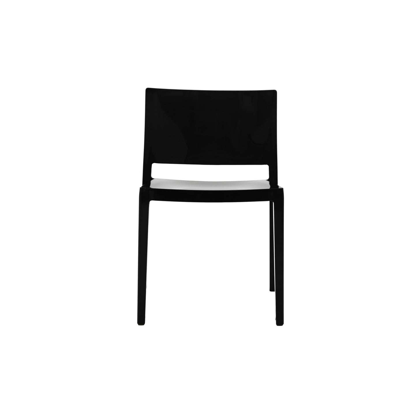 [Vintage/In-Store Immediate Shipping] Kartell Lizz Chair / Glossy Black - Kim's Collection