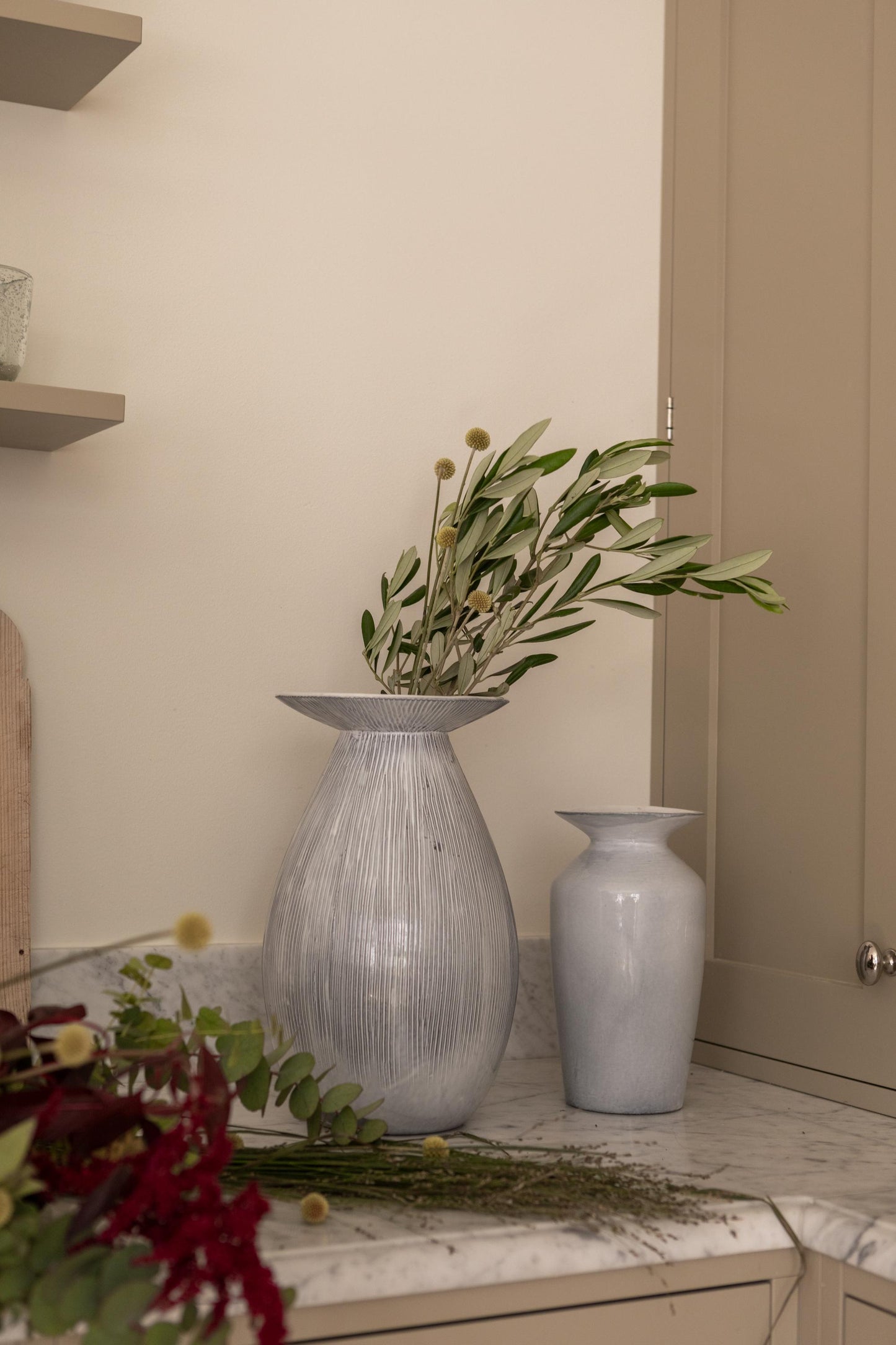 Department Mushu Vase Small Grey
