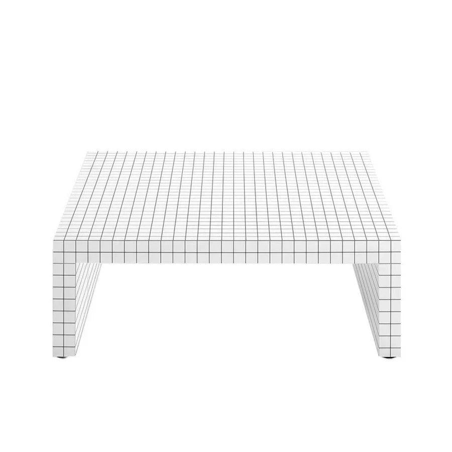 Quaderna Coffee table 656 - Low honeycomb coffee table.