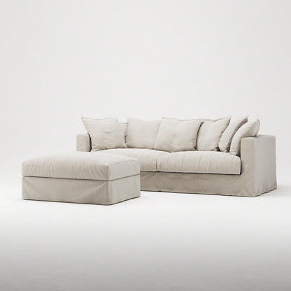 Decotique Le Grand Air Footstool Cream White
