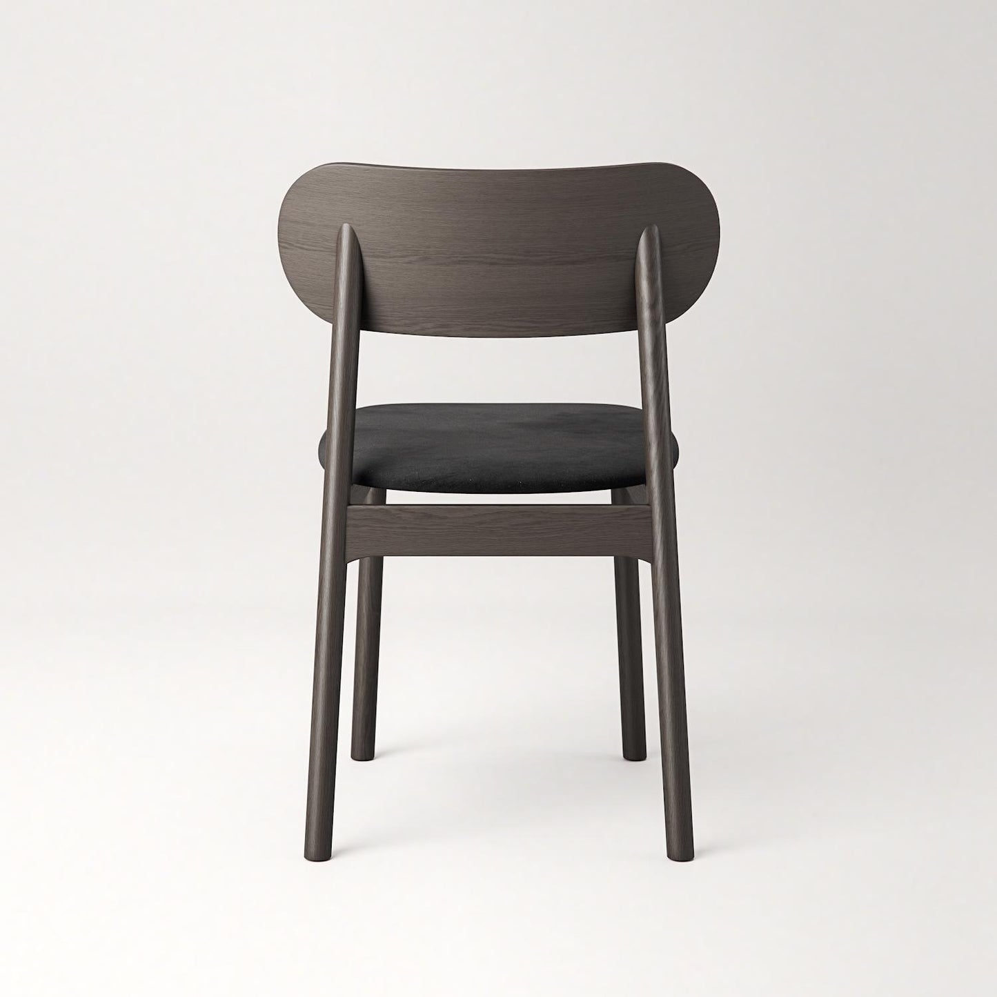 Decotique Elephant Dining Chair Dark Oak/Black Velvet