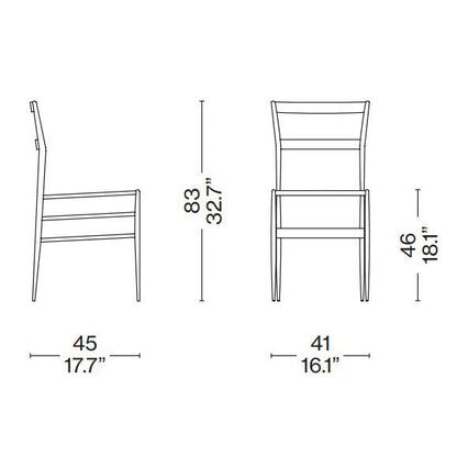 699 Superleggera Cane Chair.